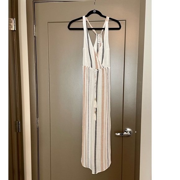 L Space White Striped Coverup - Picture 3 of 4